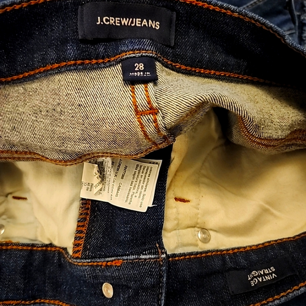 J. Crew womens Dark Blue Jeans